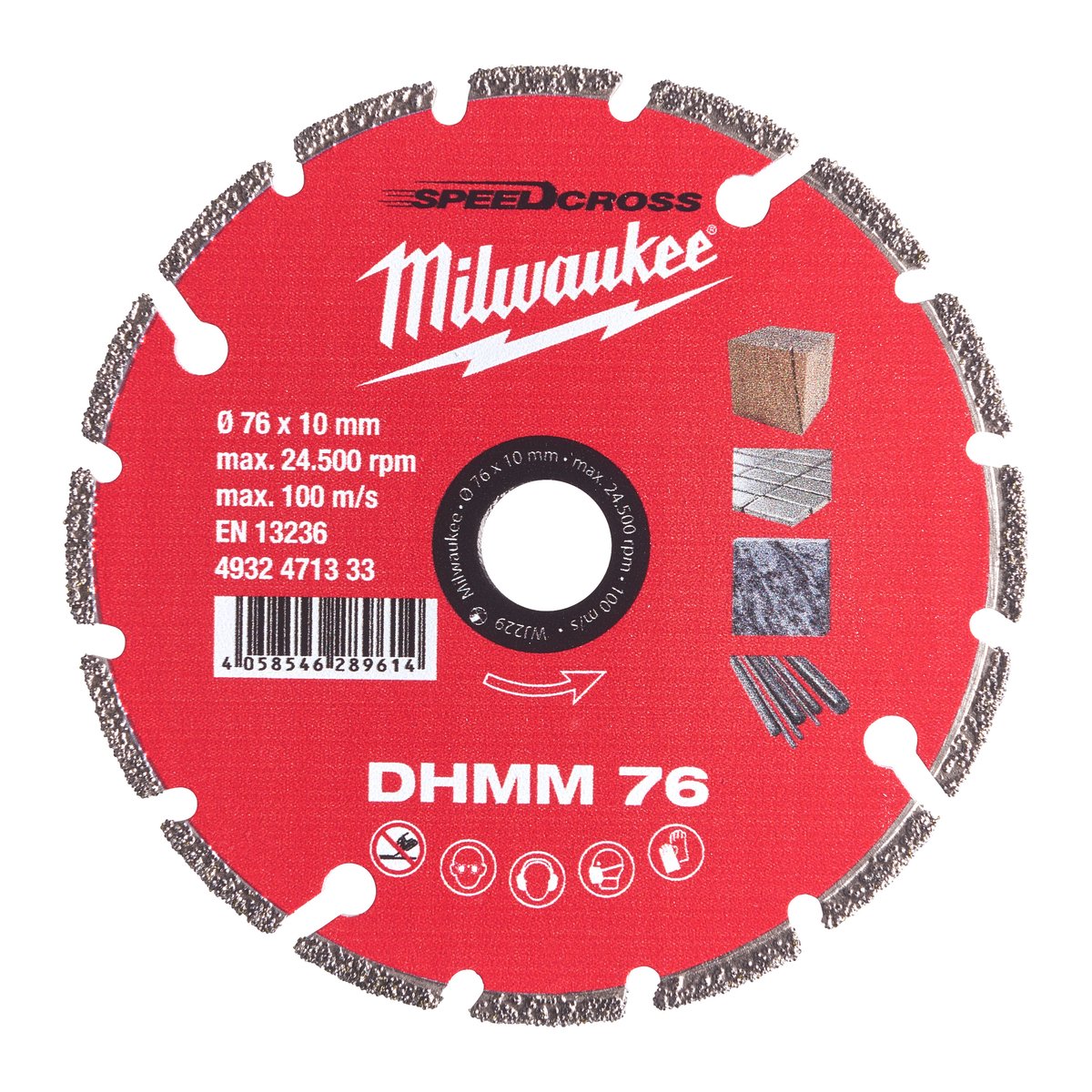 Алмазный диск DHMM 76мм для M12 FCOT