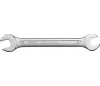 KRAFTOOL 14х15 мм, Cr-V сталь, хромированный, гаечный ключ рожковый 27033-14-15