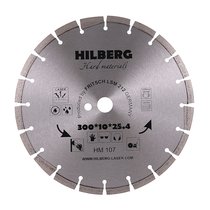 Hilberg Диск алмазный отрезной 300*25.4*12 Hilberg Hard Materials Лазер HM107