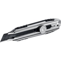 OLFA 18 мм, цельная алюминиевая рукоятка, винтовой фиксатор, нож с сегментированным лезвием X-design OL-MXP-L