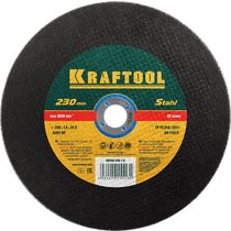 KRAFTOOL 230x1.6x22.23 мм, круг отрезной по металлу для УШМ 36250-230-1.6