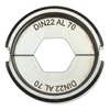 Матрица для обжимного инструмента DIN22 AL70