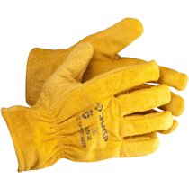 ЗУБР XL, кожаные, подкладка, перчатки рабочие 1135-XL