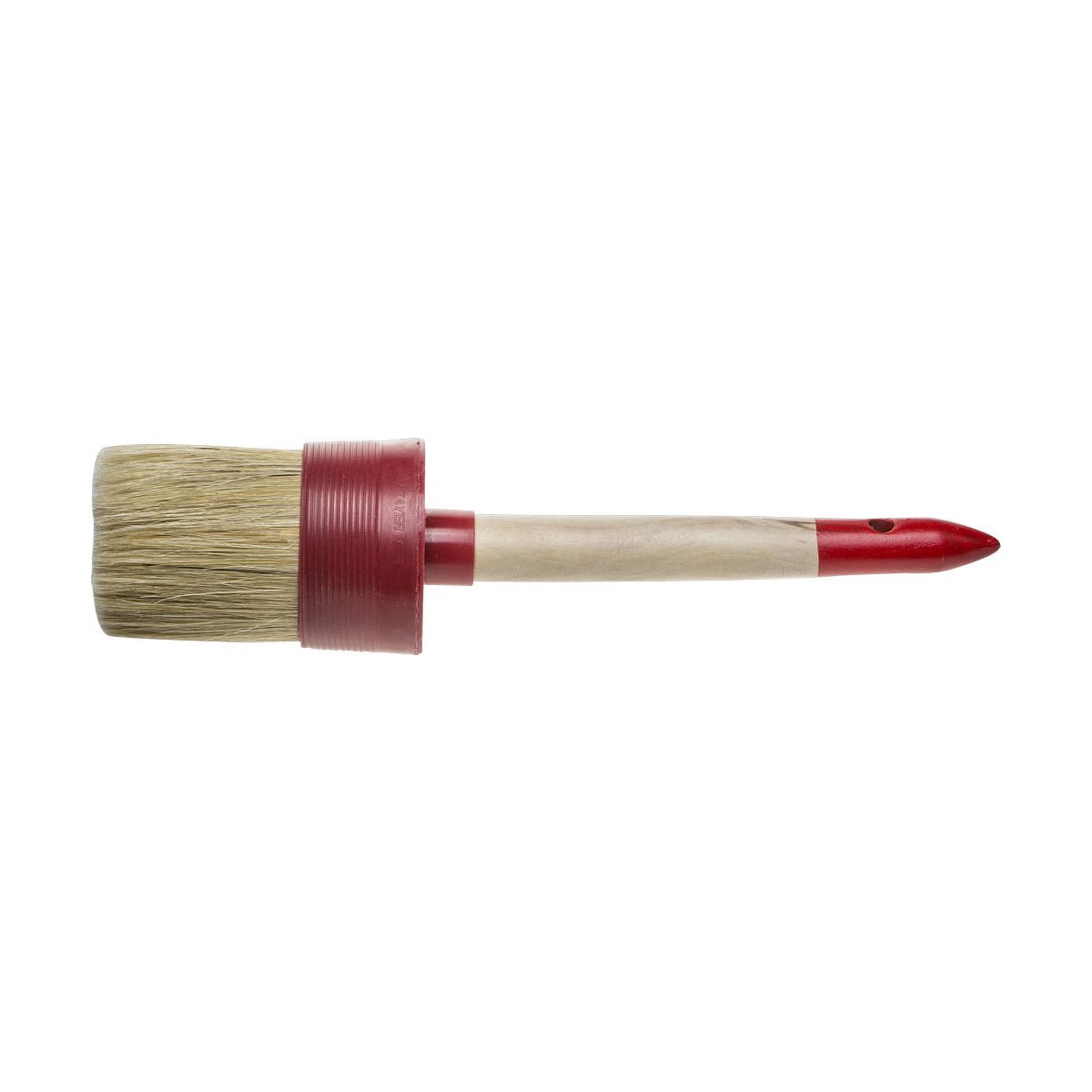 STAYER 65 мм, щетина натуральная, деревянная ручка, кисть малярная круглая 0141-65