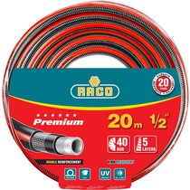 Raco O 1/2" x 20 м, 40 атм., 5-ти слойный, армированный, шланг поливочный PREMIUM 40300-1/2-20_z01