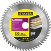 STAYER ⌀ 230 x 30 мм, 56T, пильный диск по ламинату 3684-230-30-56