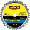 STAYER ⌀ 185 x 20 мм, 48T, диск пильный по дереву 3682-185-20-48