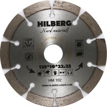 Hilberg Диск алмазный отрезной 125*22.23 Hilberg Hard Materials Лазер HM102