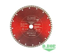 Алмазный диск BETON T-7, 230x2,6x22,23 (арт. B-T-0230-022) "D.BOR"