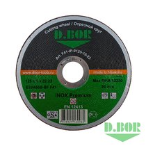 Отрезной диск по нержавеющей стали INOX Premium E20A46S-BF, F42, 230x1,9x22,23 (арт. F42-IP-0230-19-22) "D.BOR"