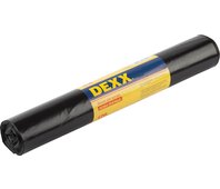 DEXX 120 л, черный, 10 шт., мешки для мусора 39151-120