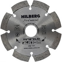 Диск алмазный отрезной 115*22.23 Hilberg Hard Materials Лазер HM101
