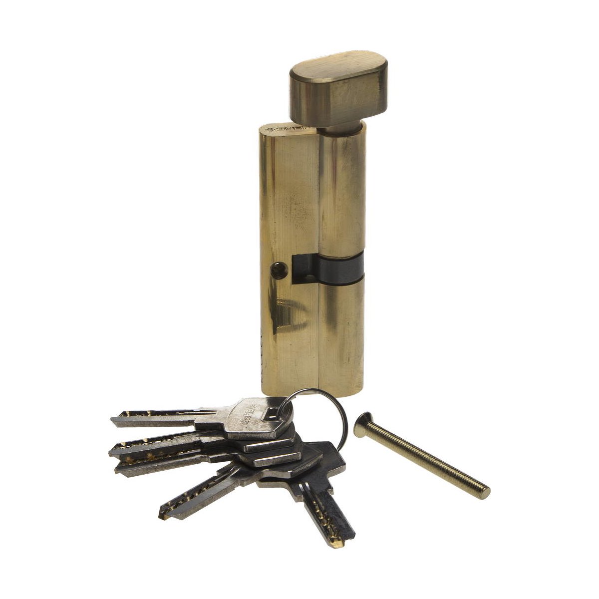 ЗУБР 90 мм, 6-PIN, 5 шт., тип ключ-завертка, механизм цилиндровый ЭКСПЕРТ 52107-90-1