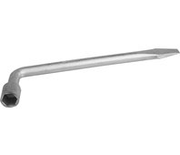 ЗУБР 17 мм, пруток ⌀ 15 мм, хромированный, ключ баллонный Г-образный 2753-17_z01