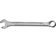 СИБИН 17 мм, оцинкованный, гаечный ключ комбинированный 27089-17