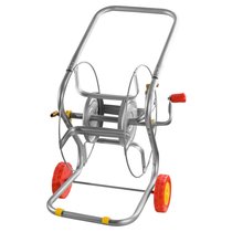 GRINDA 100 м/1/2", катушка для шланга металлическая на колесах 8-428437
