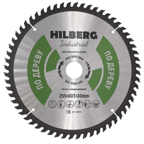 Hilberg Диск пильный Hilberg Industrial Дерево 255*30*60Т HW256
