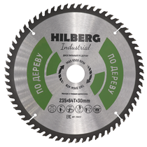 Hilberg Диск пильный Hilberg Industrial Дерево 235*30*64Т HW237