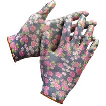 GRINDA S-M, прозрачное нитриловое покрытие, перчатки садовые 11297-S