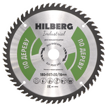 Hilberg Диск пильный Hilberg Industrial Дерево 180*20/16*56Т HW182