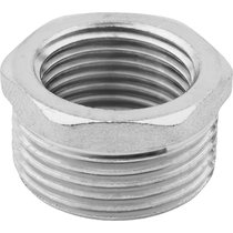 ЗУБР футорка 3/4"х1/2", никелированная латунь, футорка 51281-3/4-1/2