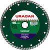URAGAN ⌀ 180х22.2 мм, алмазный, сегментированный, круг отрезной для УШМ 36693-180
