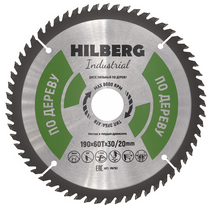 Hilberg Диск пильный Hilberg Industrial Дерево 190*30/20*60Т HW193
