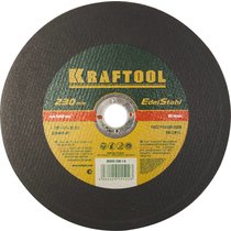 KRAFTOOL 230x1.6x22.23 мм, круг отрезной по нержавеющей стали для УШМ 36252-230-1.6