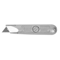 ЗУБР А24, 18.7 мм, трапециевидное лезвие с фиксацией, нож строительный МАСТЕР 09215_z01