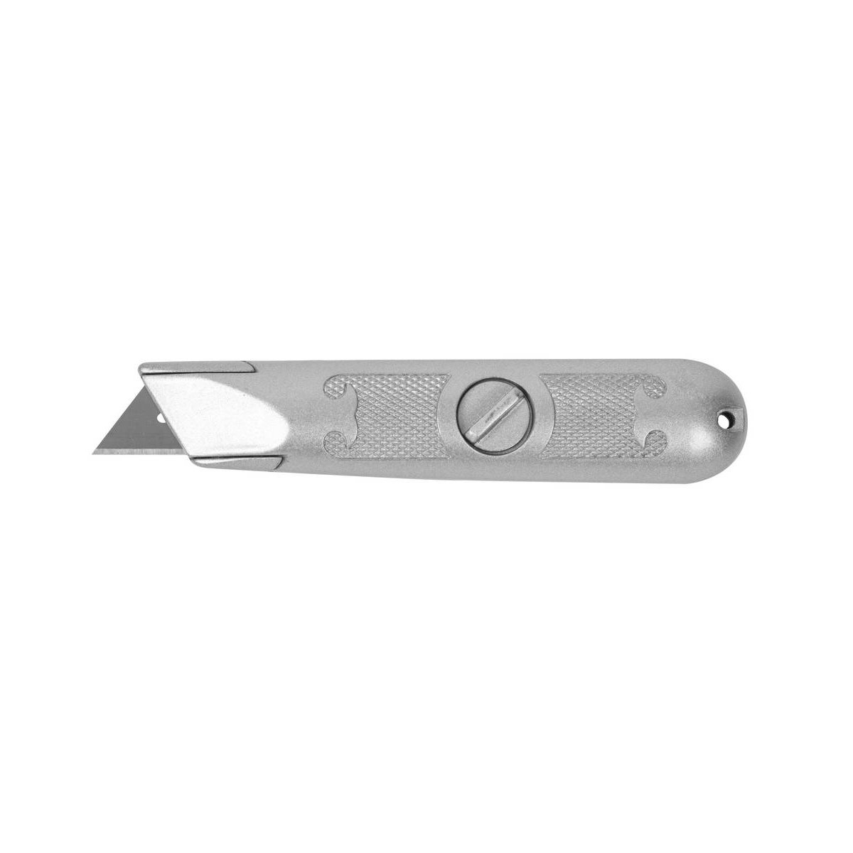 ЗУБР А24, 18.7 мм, трапециевидное лезвие с фиксацией, нож строительный МАСТЕР 09215_z01