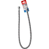 ЗУБР 1/2", 0.8 м, оплетка из нержавеющей стали, подводка гибкая для воды 51005-G/S-080