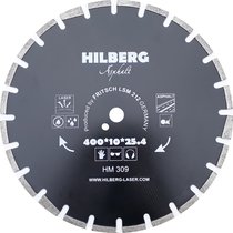 Hilberg Диск алмазный отрезной 400*25.4*12 Hilberg Hard Materials Лазер асфальт HM309
