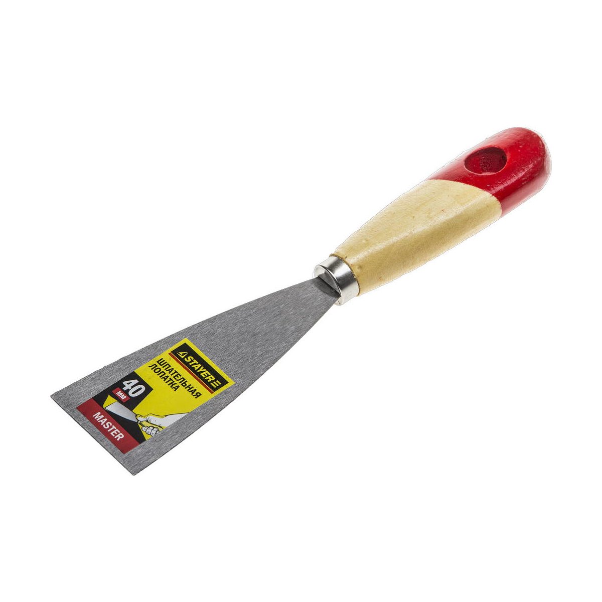 STAYER 40 мм, деревянная ручка, шпательная лопатка 1001-040