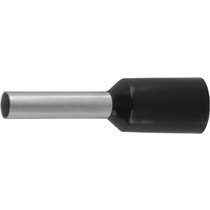 СВЕТОЗАР 1.5 мм, черный, 25 шт., наконечник штыревой 49400-15