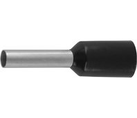 СВЕТОЗАР 1.5 мм, черный, 25 шт., наконечник штыревой 49400-15