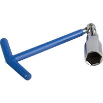 ЗУБР 16 мм, ключ свечной с резиновой втулкой, шарнирный, 27501-16
