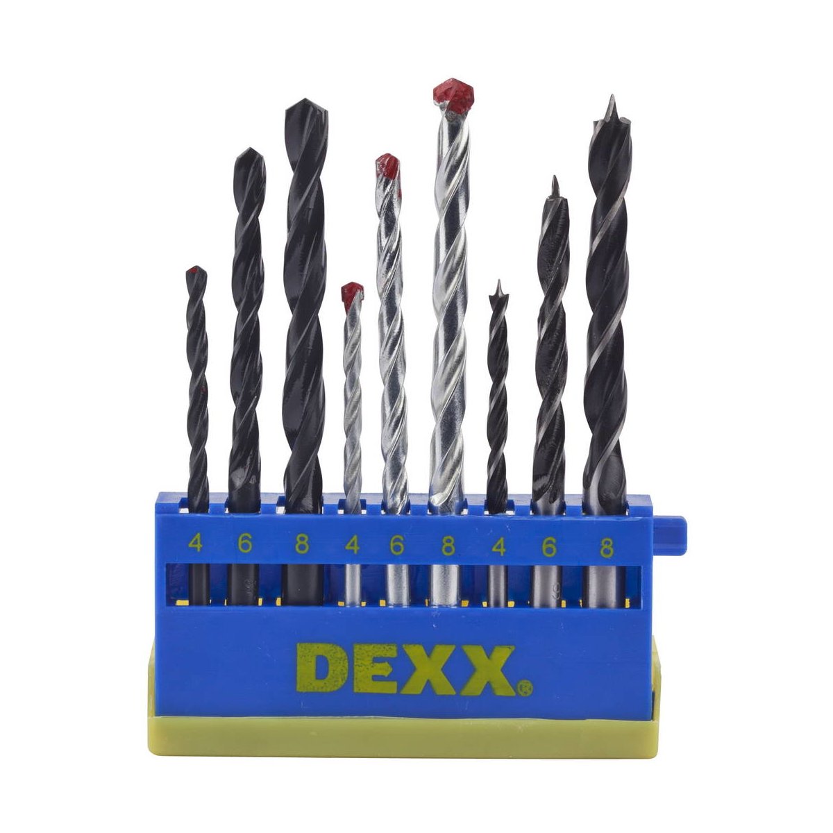 DEXX 9 шт., комбинированный набор сверл 2970-H9_z01