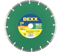 DEXX ⌀ 230х22.2 мм, алмазный, сегментный, круг отрезной для УШМ 36701-230_z01