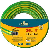 Raco O 1" x 25 м, 15 атм., 3-x слойный, армированный, шланг поливочный CLASSIC 40306-1-25_z01