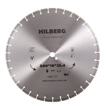 Hilberg Диск алмазный отрезной 500*25.4*12 Hilberg Hard Materials Лазер HM111