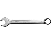 KRAFTOOL 27 мм, Cr-V сталь, хромированный, гаечный ключ комбинированный 27079-27