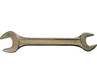 DEXX 19х22 мм, оцинкованный, гаечный ключ рожковый 27018-19-22