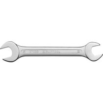 KRAFTOOL 22х24 мм, Cr-V сталь, хромированный, гаечный ключ рожковый 27033-22-24