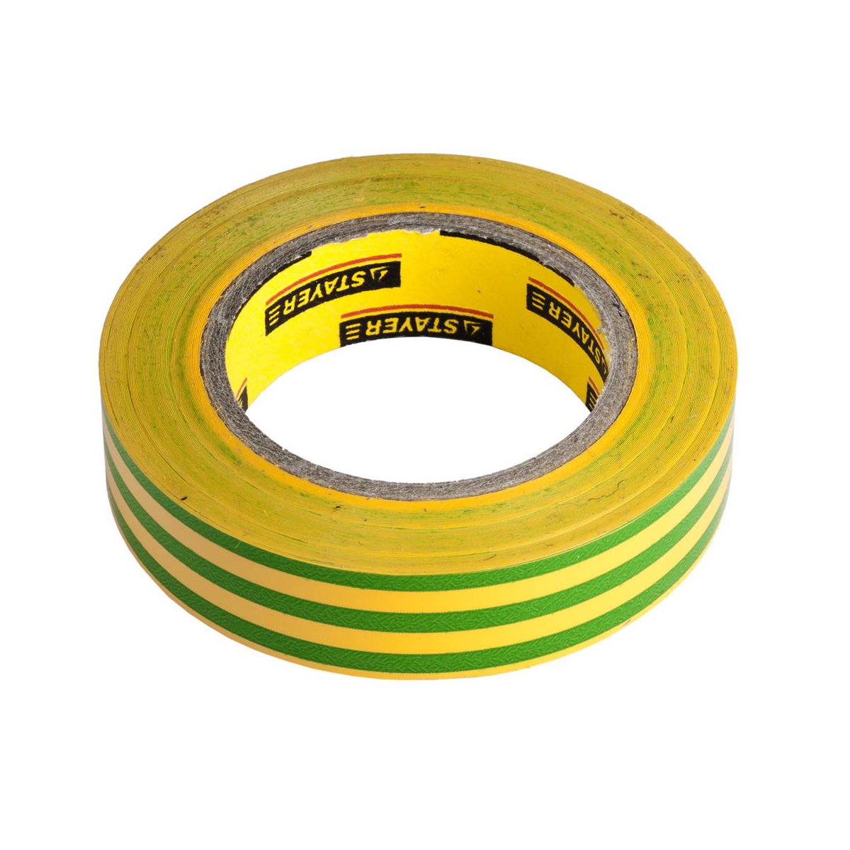 STAYER 15 мм, 10 м, цвет желто-зеленый, изолента ПВХ на карточке 12292-S-15-10