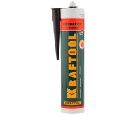 KRAFTOOL 300 мл, огнеупорный, черный, силикатный герметик KRAFTSIL FR150 41260-4
