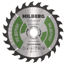 Hilberg Диск пильный Hilberg Industrial Дерево 230*30*24Т HW230