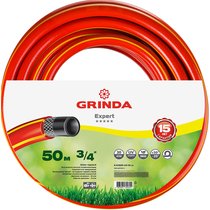 GRINDA O 3/4"х 50 м, 30 атм., 3-х слойный, армированный, шланг садовый 8-429005-3/4-50_z02