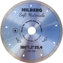 Hilberg Диск алмазный отрезной 180*25.4 Hilberg Hyper Thin 1,2 mm HM540