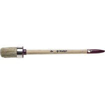 ЗУБР 25 мм, щетина натуральная светлая, деревянная ручка, кисть круглая УНИВЕРСАЛ - МАСТЕР 01501-25