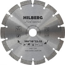 Диск алмазный отрезной 180*22.23 Hilberg Hard Materials Лазер HM104